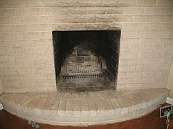 Smoke Stain on Fireplace